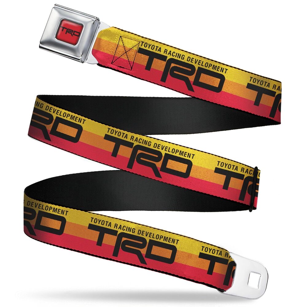 6305 Toyota Belt, Seatbelt Buckle Belt, Toyota Racing Development TRD Logo